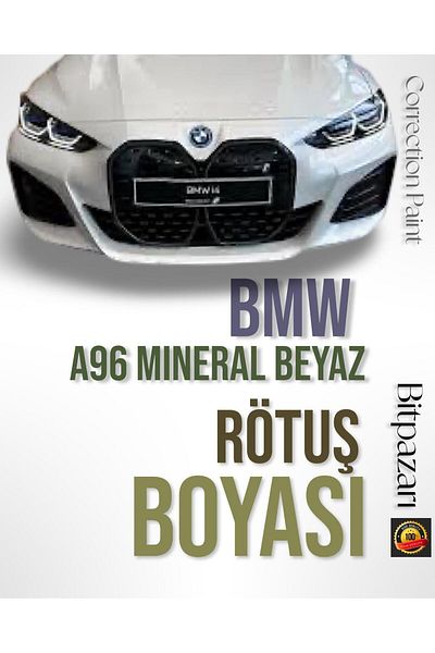 Flea Market Bmw Mineral White - A96 - Professional Scratch Remover Touch-Up Paint 20ml.