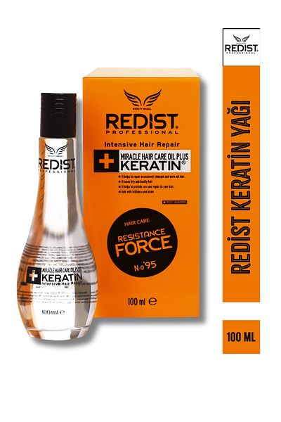 Redist Keratin Straightening Hair Care Oil - 100 ml for Smooth and Shiny Hair
