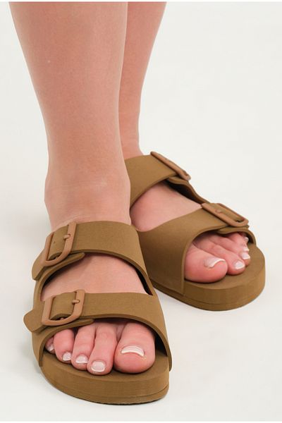 Lemoors Scarlet Brown Inside and Upper Cover Eva Sole Rubber Beach Suitable for Daily Use Slippers