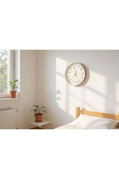 Revello Bakır Renk Modern Tasarım Duvar Saati 30x30 Cm Saatdukkanduvar Home'dan Modern Ve Şık Tasarım