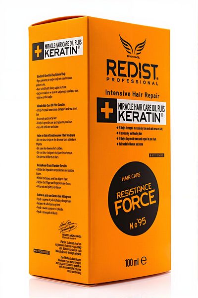 Redist Keratin Straightening Hair Care Oil - 100 ml for Smooth and Shiny Hair