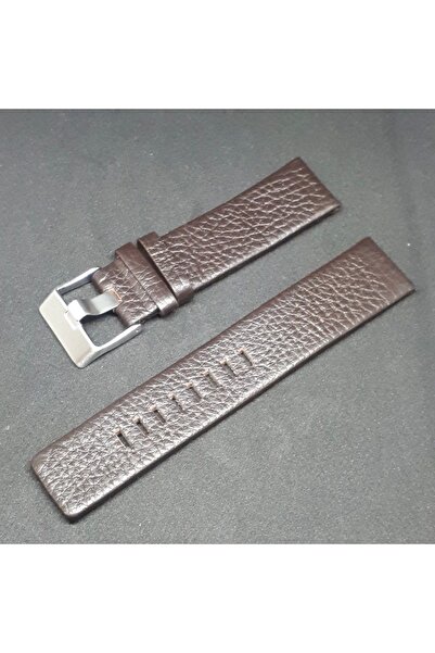 atasaat حزام ساعة من الجلد الطبيعي باللون البني متوافق مع الديزل مقاس 24 مم م...