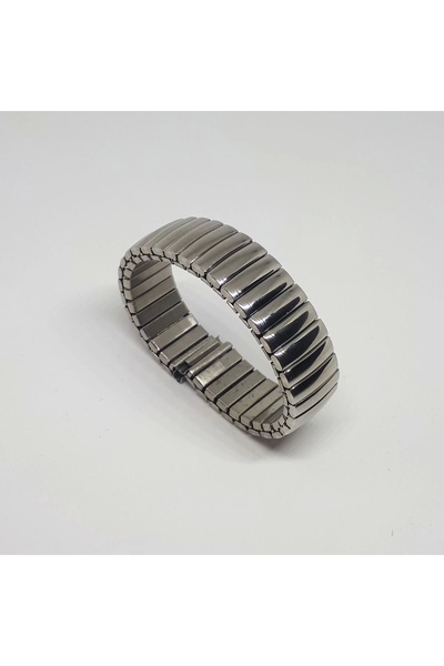 atasaat Beyaz Yaylı Metal Saat Kordonu 12 mm