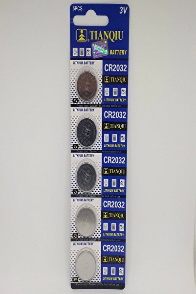 atasaat Tianqiu Cr2032 3v Lithium Pil - 5 Adet
