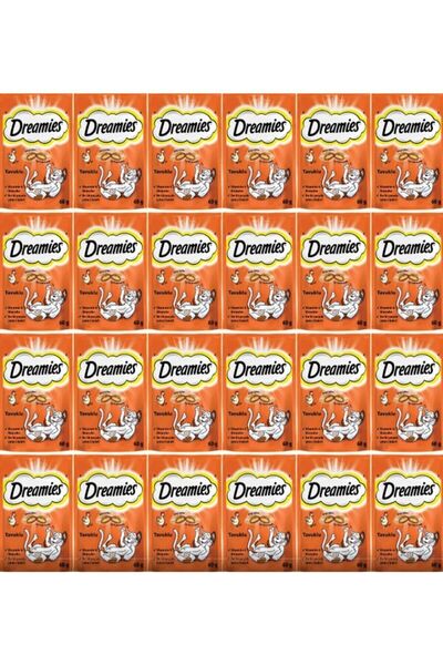 Dreamies Tavuklu Kedi Ödül Bisküvisi 24 X 60 G