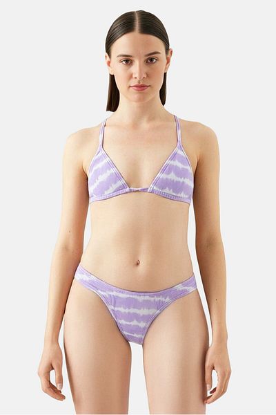 New Look Women Tie Dye Bikini Bottom, Multicolor