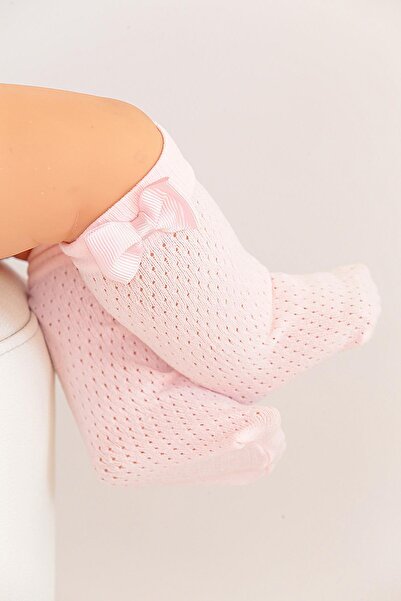 Daymod Bebek Romina File Aks. Dizaltı Çorap Pembe