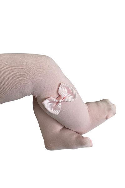 Daymod Baby Mycro Bow Pantyhose Pink