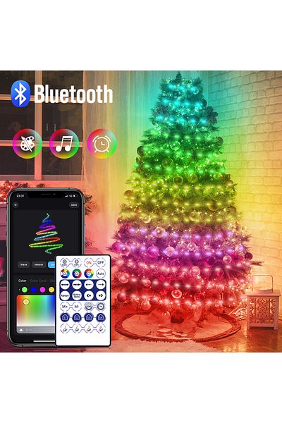 Choice 20m 20m Rgb Christmas Led String Light Usb Bluetooth Fairy Lights Festoon Wedding Camping Outdoor Ga