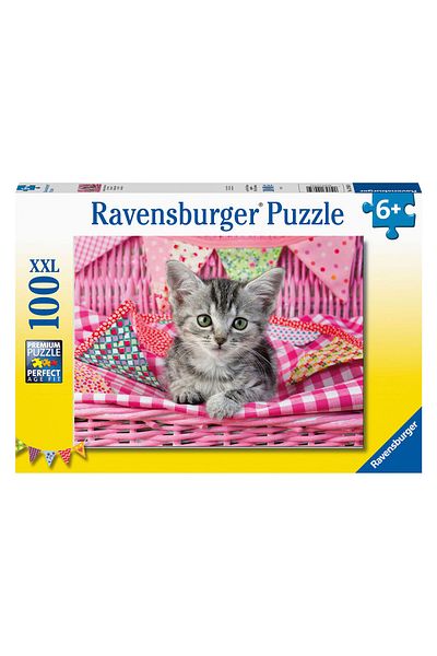 RAVENSBURGER 129850 Cute Kitty 100 Piece XXL Puzzle