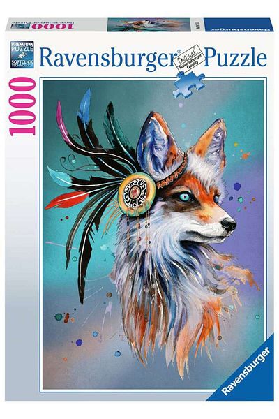 RAVENSBURGER 1000 Piece Puzzle Colorful Fox