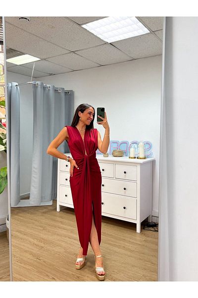 Miss Royal γυναικείο μακρύ φόρεμα προσκλητηρίου με επένδυση