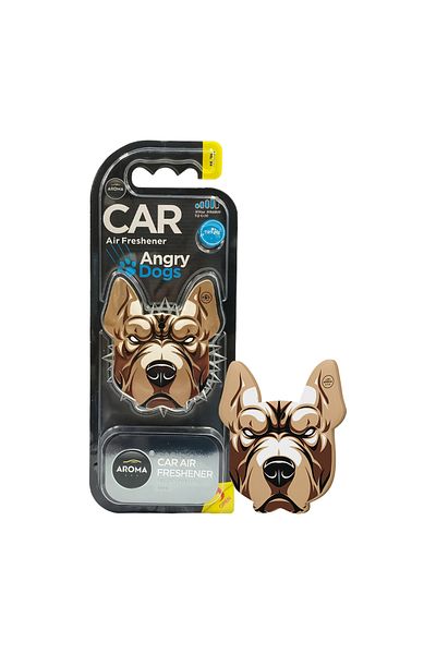 Generic Aroma Angry Dogs Pitbull Car Air Freshener – Long-lasting Fresh Linen Scent For Cleaner Car Air