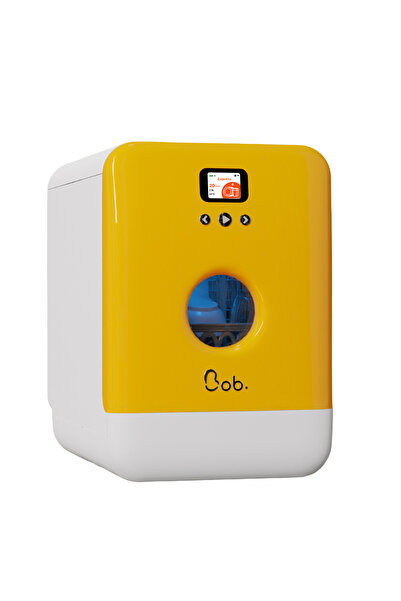 BOB Tezgah Üstü Mini Bulaşık Makinesi Karbeyaz Sarı