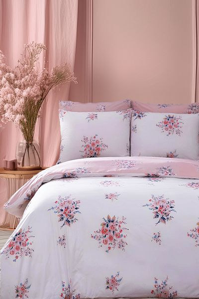 Always Double Sided Double Duvet Cover Set with Elastic Sheet