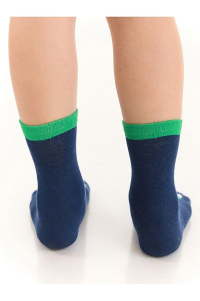 Denokids Комплект от 2 чорапа за момче Tırtır Dino