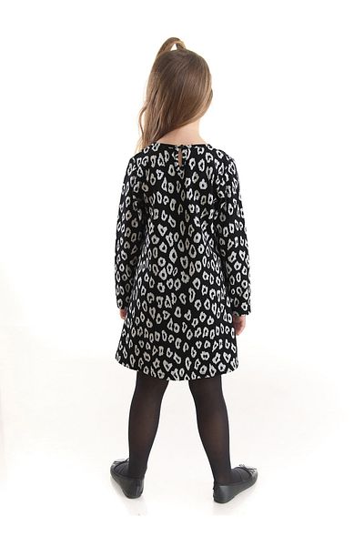 Denokids Floral φόρεμα για κορίτσι γάτα