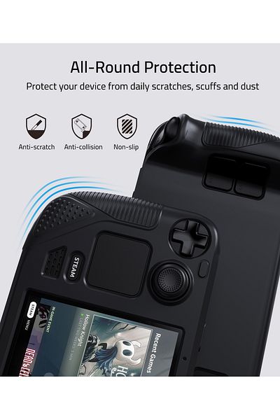 SYNTECH | Protective Case for Steam Deck & Steam Deck OLED | Black