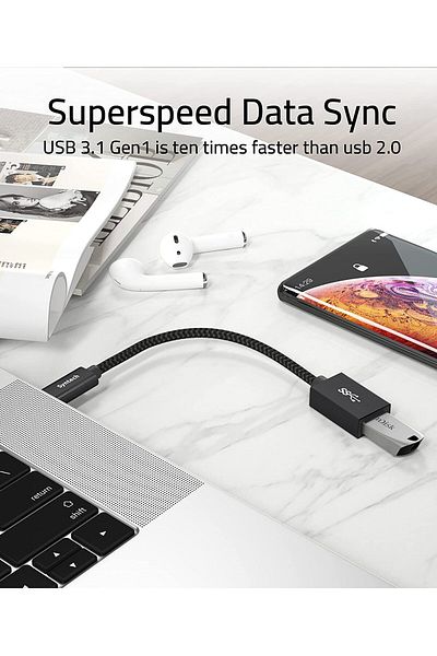 SYNTECH | محولان USB إلى USB-C 3.1 بسرعة نقل تصل إلى 5 جيجابايت | جاري
