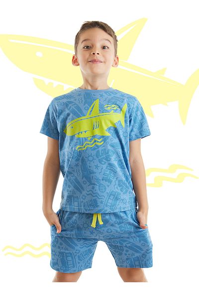 MSHB&G Boy's Shorts and T-shirt Set - Shark
