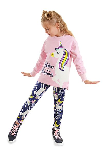 MSHB&G Unicorn Girl Sweatshirt Tights Set