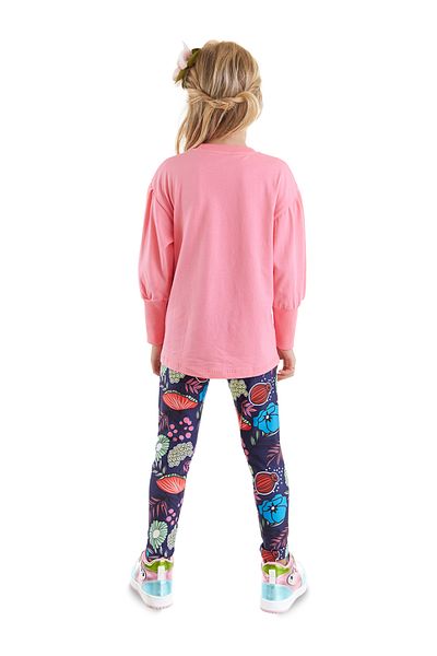 MSHB&G Floral Cat Girls Tunic Tights Set