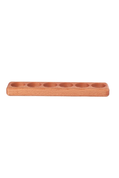 tios home 6 Egg Storage Container Made of Baked Beech Wood