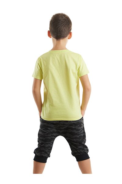 MSHB&G Boys' Sharks Summer T-shirt and Capri Shorts Set