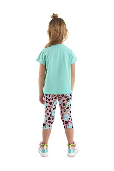 MSHB&G Girl's Lightning Lion Summer T-shirt and Leggings Set