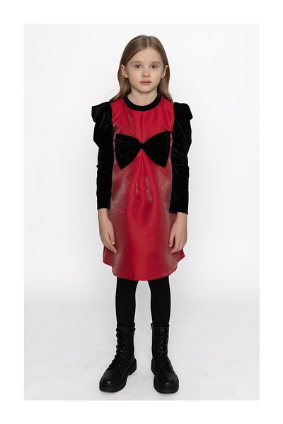 SheShe Velvet Sleeve Party Dress