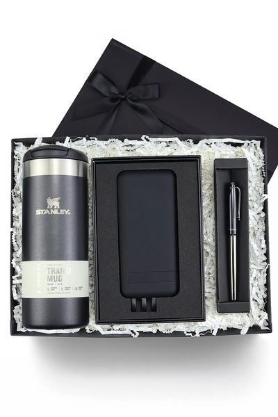 Trendmiya Termos & Wireless Powerbank & Kalem Premium Hediye Seti