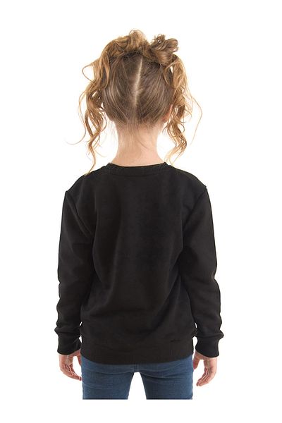 Denokids Черен суичър за момиче Ladybug