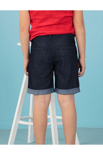 Ollie&Olla Jeansshorts mit doppeltem Bein für Jungen