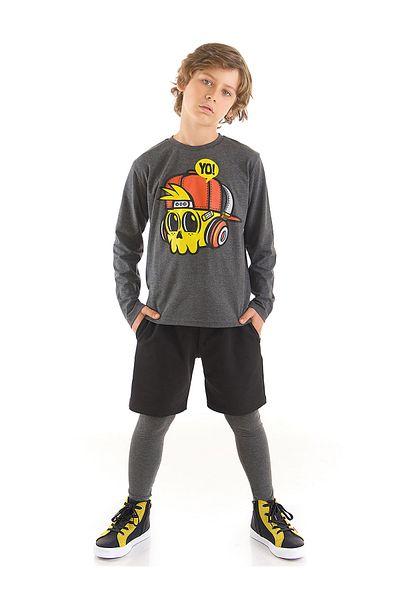 MSHB&G Yo Boy's T-shirt Shorts Tights Set