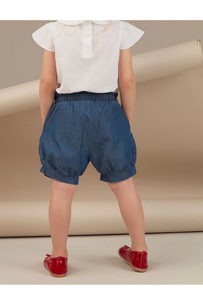 Ollie&Olla Balloon Cut Girl's Denim Shorts