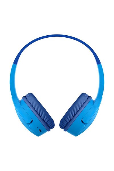 Belkin Kids Wireless On-ear Headphones Aud002bt Blue Clear Audio, Touch Control & Sleek Design