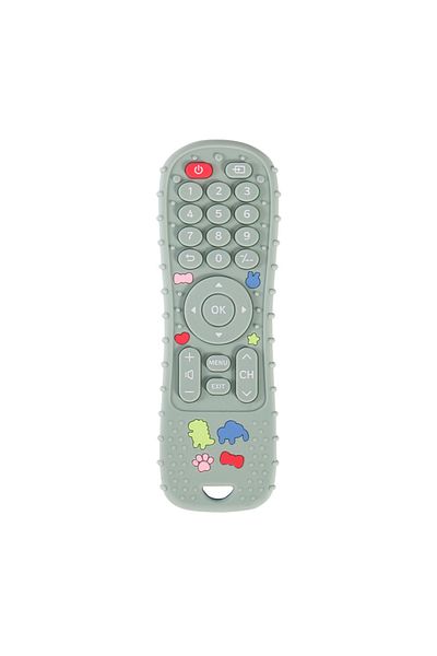 Choice green 1PC Silicone Baby Toys TV Remote Control Shape Teether Toy BPA Free Silicone Teething Chewing
