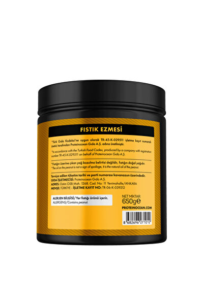 Proteinocean Fıstık Ezmesi - 750g