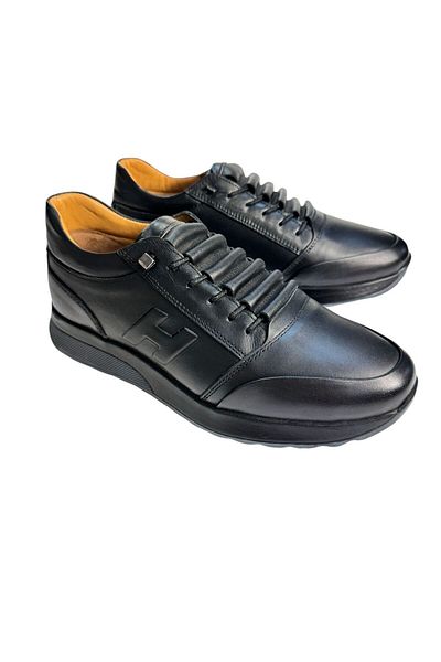 Greyybull Shoes Μαύρο Δερμάτινο Ανδρικό Σπορ