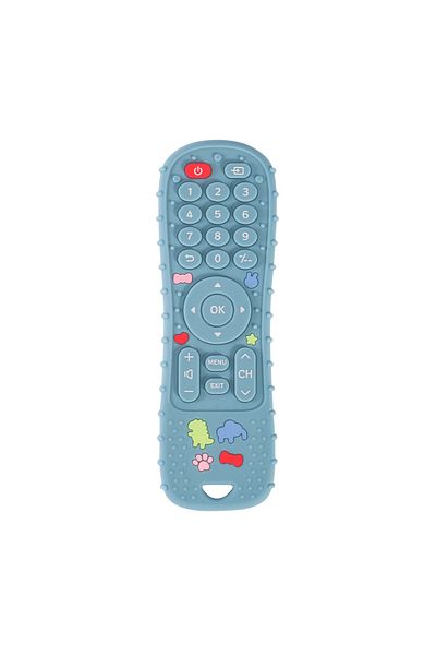 Choice blue 1PC Silicone Baby Toys TV Remote Control Shape Teether Toy BPA Free Silicone Teething Chewing T