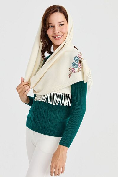 Desen Triko Tricotaj de damă, lână florală, os camisole