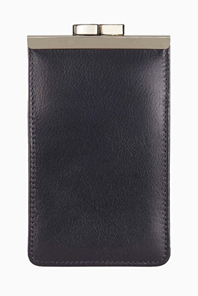 DAMY Genuine Leather Cigarette Holder 702 - Navy Blue
