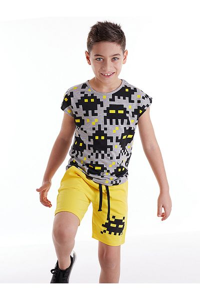 MSHB&G Pixel Monsters Boy's T-shirt Shorts Set