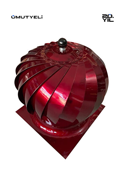 umutyeli Rüzgar Gülü Doğal Baca Aspiratörü (KARE TABANLI) Q250