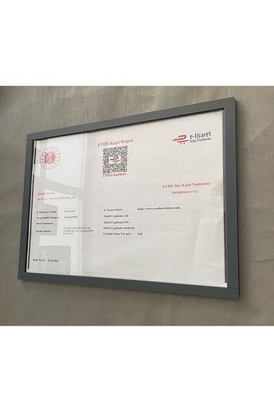 Yönline Matte Anthracite Diploma&Certificate Frame