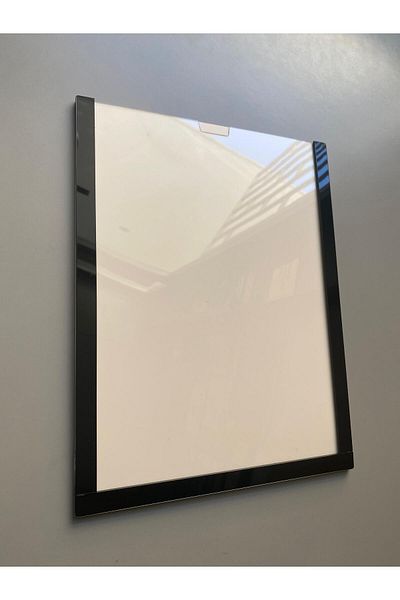 Yönline A4 Black Certificate Frame Self Adhesive Foil 24X31 cm Corporate Practical Wall Door Type