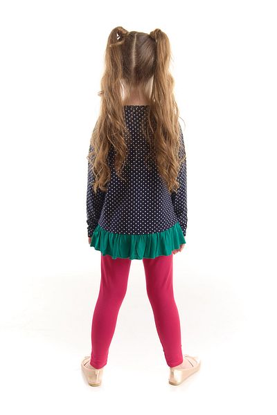 Denokids Cute Strawberry Girl's Tunic Tights Set