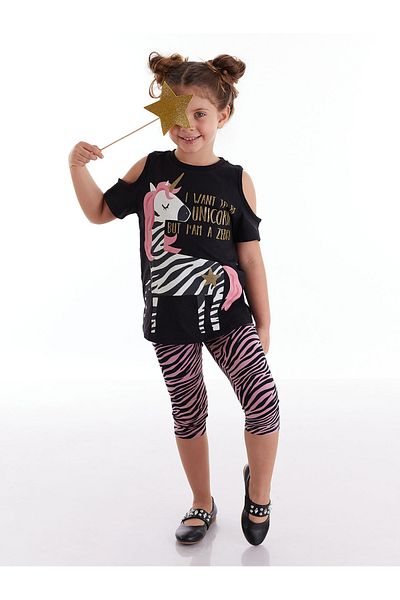 MSHB&G Unique Zebra Girl's Tunic Tights Set