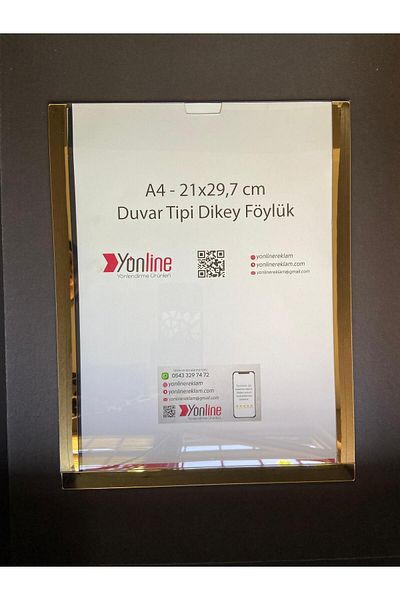 Yönline A4 Vertical Easy Change Door And Wall-Type Mesh Board