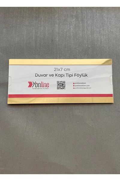 Yönline A4 1/3 Foyluk White Base - Easy to Change Door and Wall
